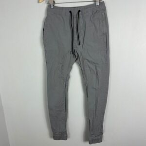 Zanerobe Mens Joggers Grey Size 30 Pants Casual Streetwear Drawstring Pockets